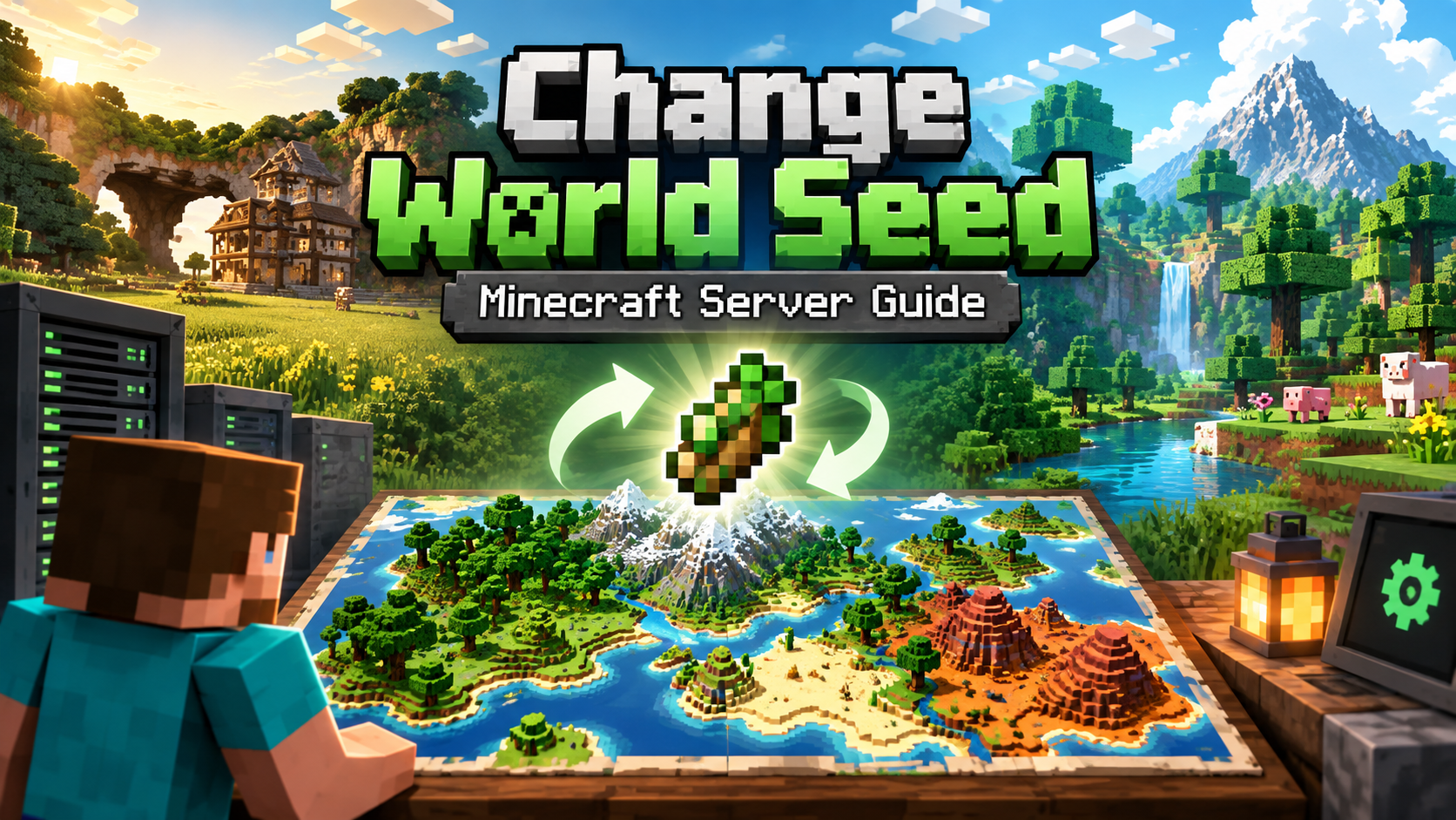 How to change the seed of a minecraft server