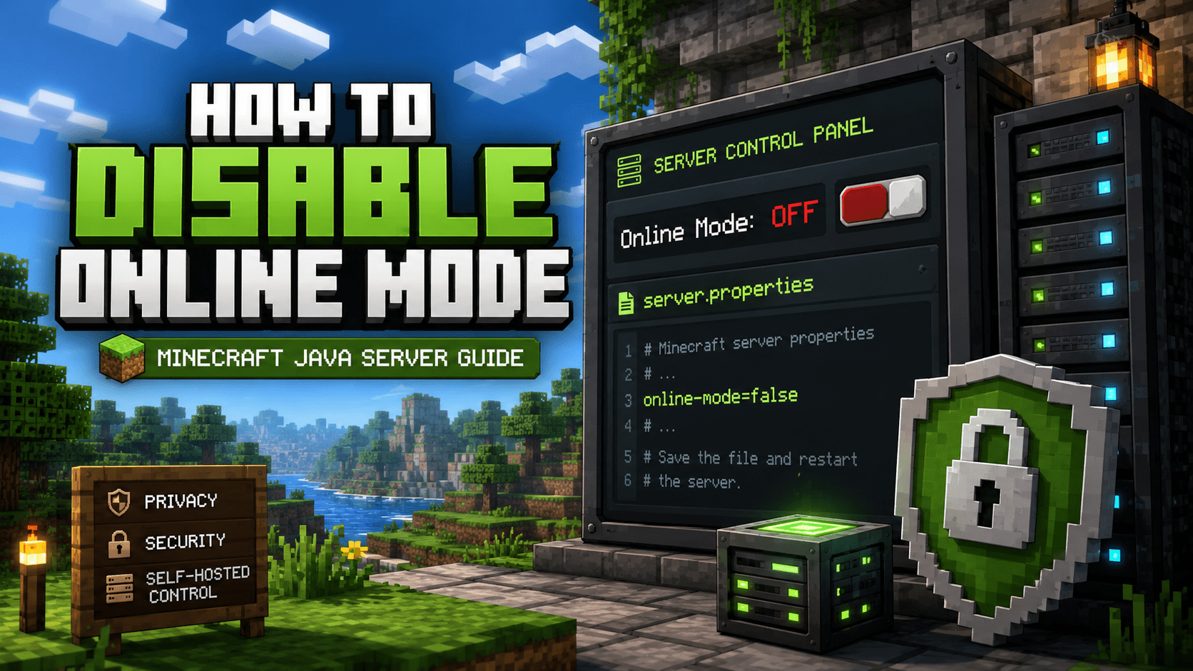 How to Disable Online Mode in Minecraft (Allow Offline Players)
